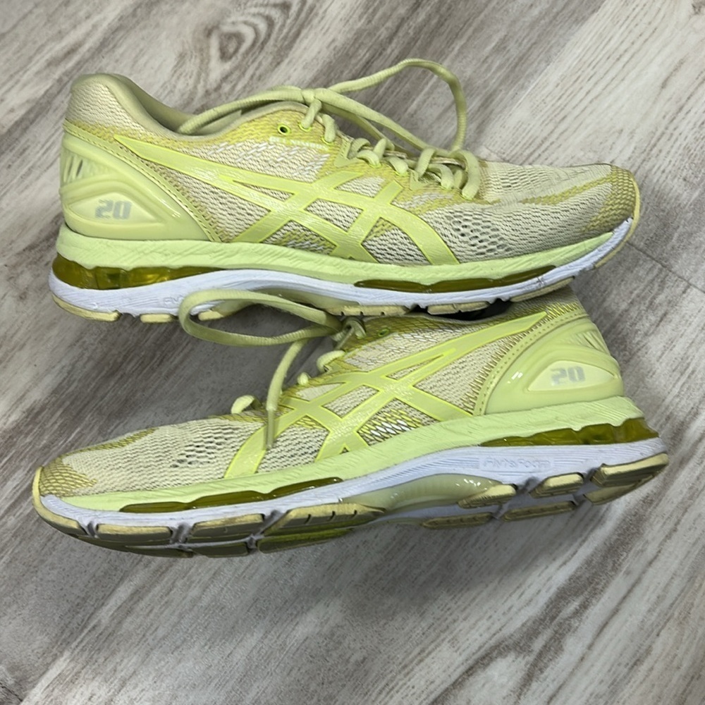 ASICS Women’s Gel-Nimbus 20 Limelight T850N Athletic Sneakers Running Shoes | 9